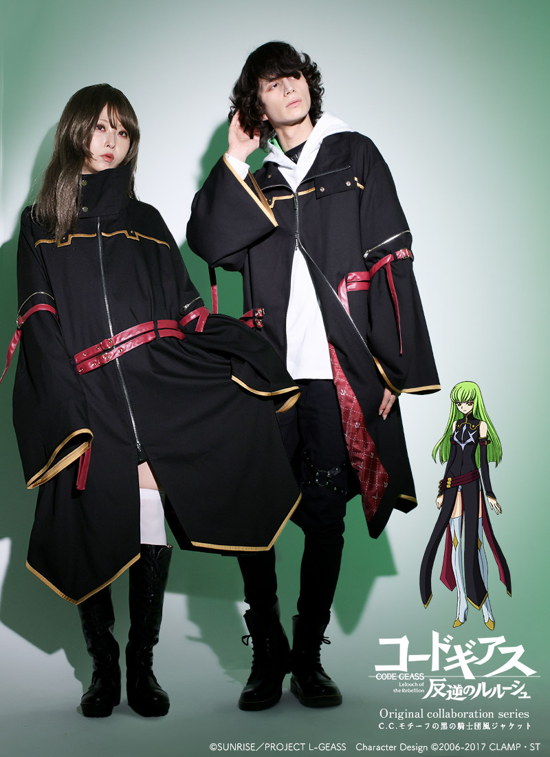 α1 コードギアス 黒の騎士団服&髪の毛 CC スリーブ&プレイマット