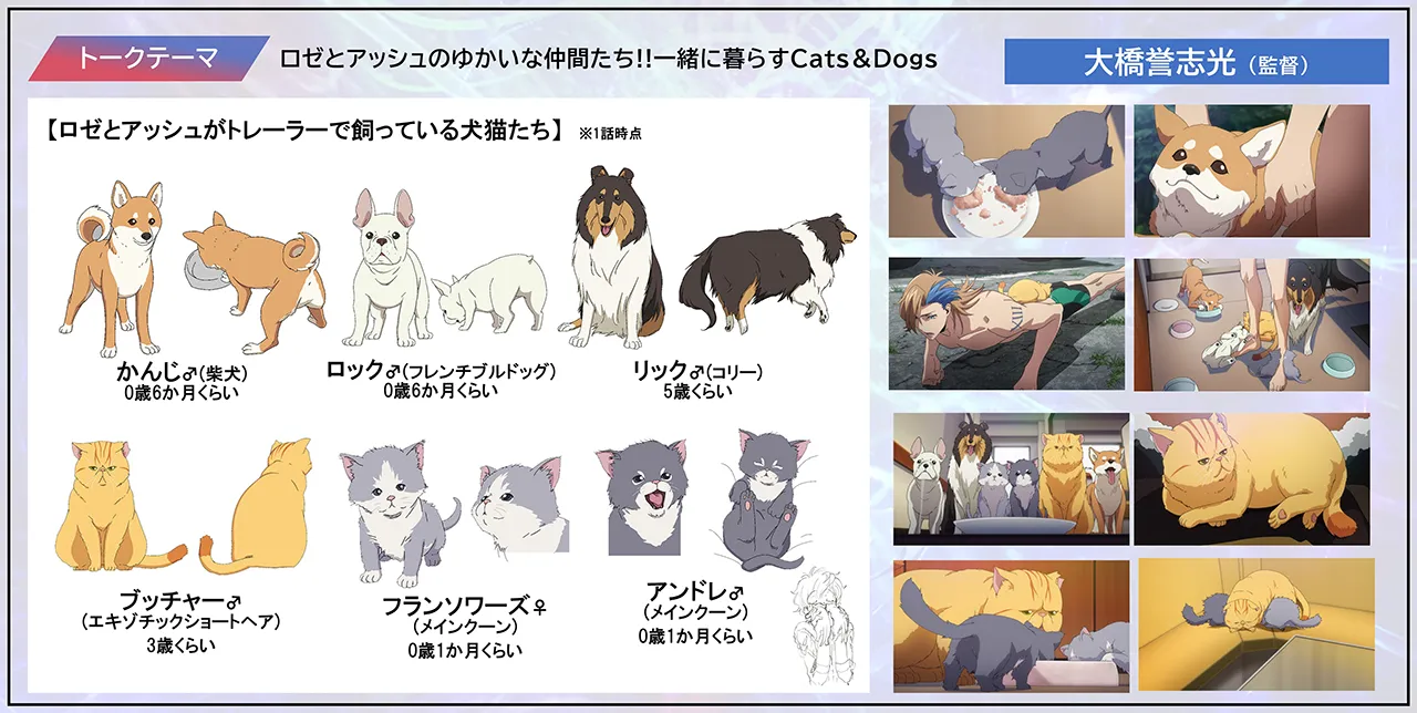 ロゼとアッシュのゆかいな仲間たち!! 一緒に暮らすCats＆Dogs